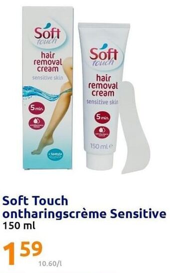 Action Soft touch ontharingscrème sensitive aanbieding