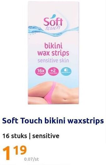 Action Soft touch bikini waxstrips aanbieding