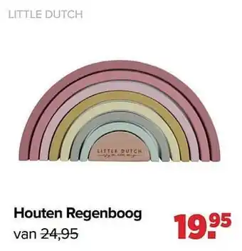 Baby-Dump Little dutch houten regenboog aanbieding