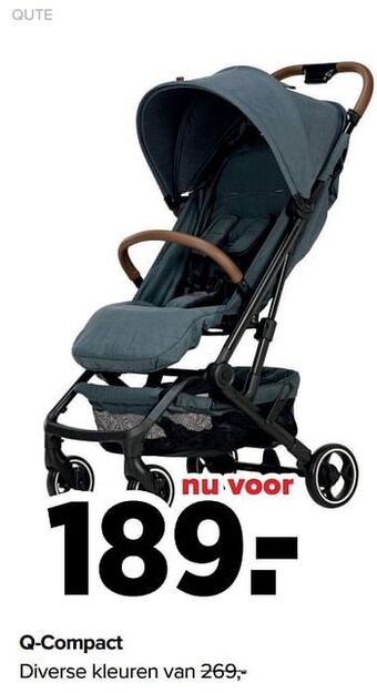 Baby-Dump Qute q-compact aanbieding
