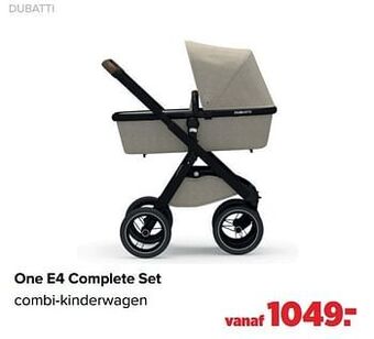 Dubatti one e4 complete set combi-kinderwagen