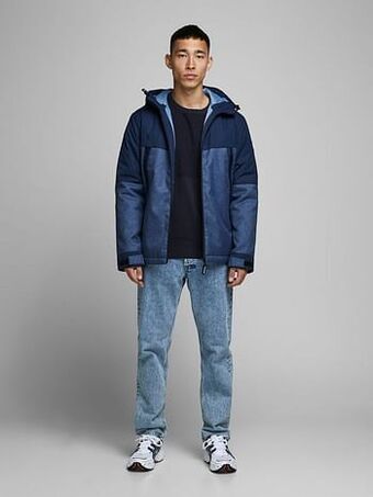 Berca Shoes Jack & Jones Trui Jack&jones Trui Navy Blauw Met Borstzak - Blauw aanbieding