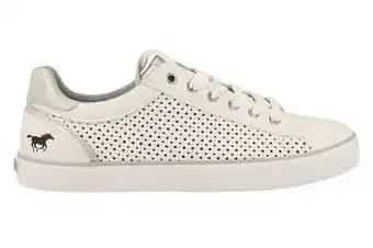 Berca Shoes Mustang Veterschoen Dames - Wit aanbieding