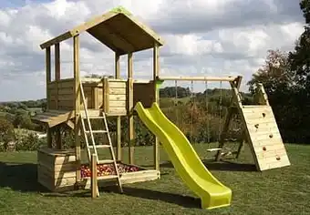 Dreamland Fox play schommel Sacramento Explorer Shop met gele glijbaan aanbieding