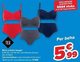 Carrefour Beha zonder beugel aanbieding