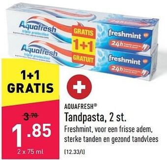 ALDI Tandpasta aanbieding