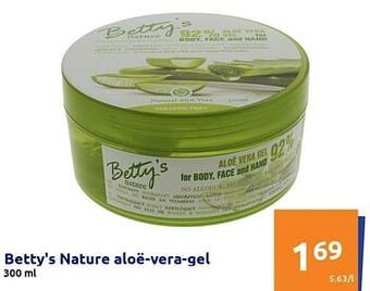 Betty`s nature aloë-vera-gel