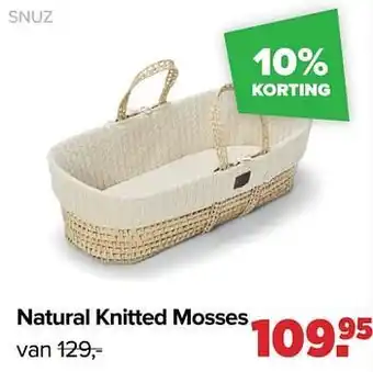 Snuz natural knitted mosses