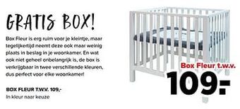 Baby-Dump Box fleur t.w.v. aanbieding