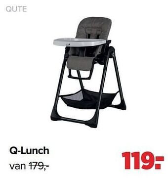 Baby-Dump Qute q-lunch aanbieding