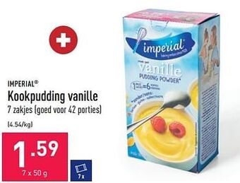 ALDI Kookpudding vanille aanbieding