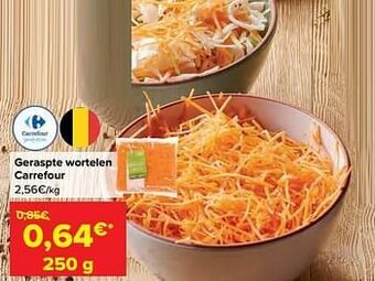 Carrefour Geraspte wortelen carrefour aanbieding