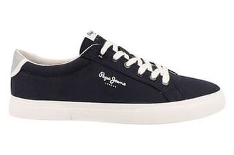 Berca Shoes Pepe Jeans Sneaker Laag Heren Kenton Basic - Blauw aanbieding