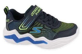 Berca Shoes Skechers Sneaker Laag Jongens Maat 27/33 Met Lichtjes - Blauw aanbieding