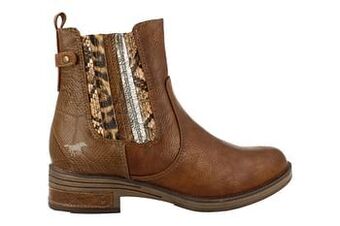 Berca Shoes Mustang Laars Meisjes/dames Maat 36/40 Trend Western - Cognac aanbieding