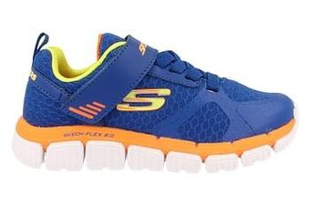 Berca Shoes Skechers Sneaker Laag Air-Cooled Memory Foam Jongens - Blauw aanbieding