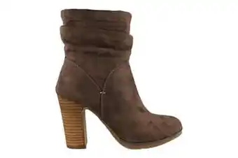 Berca Shoes Double Heart Laars Dames Trend Zaklaarsje - Taupe aanbieding