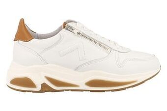 Berca Shoes Bibob Sneaker Laag Dames Volledig Leder Chunky - Wit aanbieding