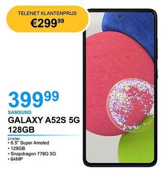 Samsung galaxy a52s 5g 128gb