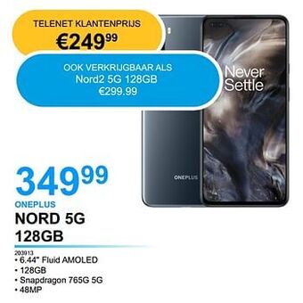 Derco Systems Oneplus nord 5g 128gb aanbieding