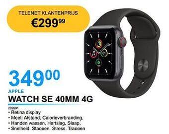 Derco Systems Apple watch se 40mm 4g aanbieding