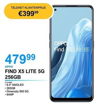 Oppo find x5 lite 5g 256gb