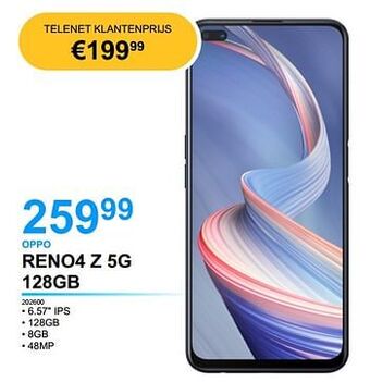 Computer Checkpoint Oppo reno4 z 5g 128gb aanbieding