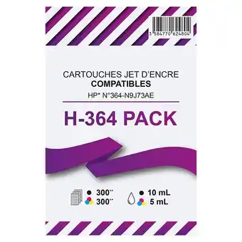 Electro Depot Inktpatroon HP H364 Pack Zwart + 3 kleuren aanbieding