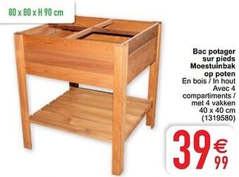 Cora Bac potager sur pieds moestuinbak op poten aanbieding