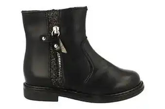 Berca Shoes Bopy Enkellaars Meisjes Maat 24/27 Volledig Leder - Zwart aanbieding