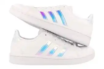 Berca Shoes Adidas Veterschoen Dames Grand Court - Wit aanbieding