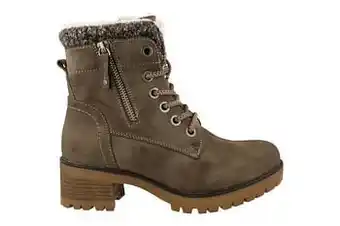 Berca Shoes Supremo Bottine Dames Shoes and Boots - Taupe aanbieding