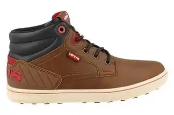 Berca Shoes Levi’s Sneaker Hoog Jongens New Portland Cognac Maat 36/39 - Cognac aanbieding