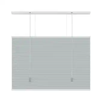 GAMMA GAMMA plissé duo top down bottom up lichtdoorlatend 6006 lichtgrijs 200x220 aanbieding