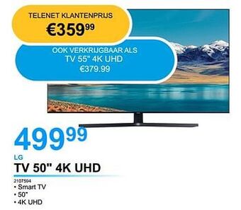 Lg tv 50`` 4k uhd