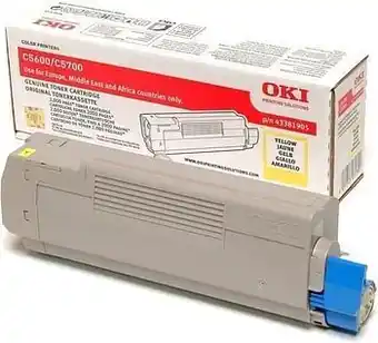 OKI 43381905 Toner - Geel
