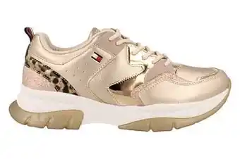 Berca Shoes Tommy Hilfiger Sneaker Laag Meisjes/dames Maat 35/40 Chunky - Rosegold aanbieding