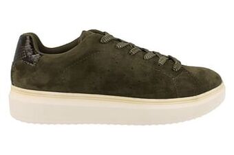 Berca Shoes Mode-Mania Veterschoen Dames - Kaki aanbieding