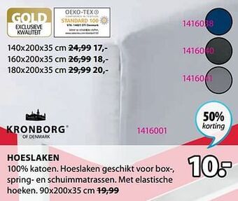 Jysk Hoeslaken aanbieding