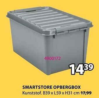 Jysk Smartstore opbergbox aanbieding