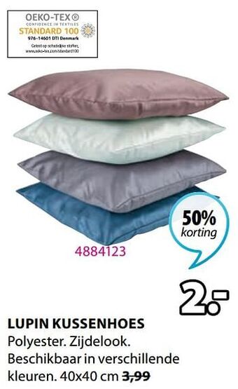 Jysk Lupin kussenhoes aanbieding