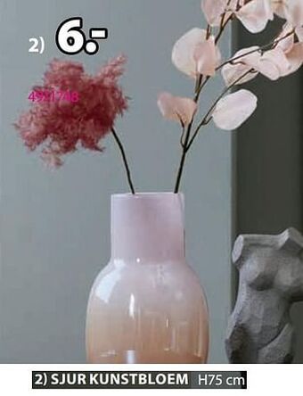 Jysk Sjur kunstbloem aanbieding