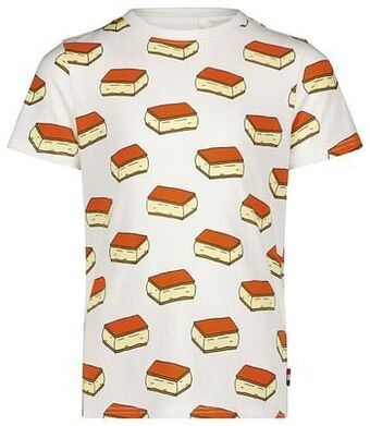 HEMA HEMA Kinder T-shirt Oranje Tompouces Wit (wit) aanbieding