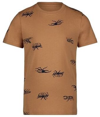 HEMA HEMA Kinder T-shirt Insecten Bruin (bruin) aanbieding