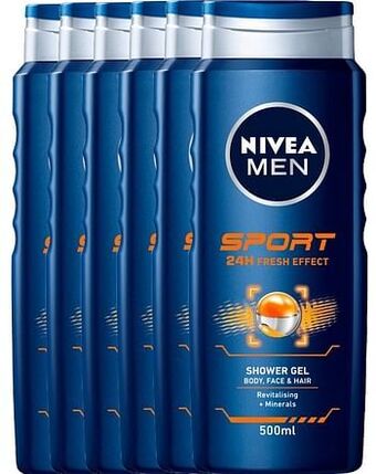 De Online Drogist Nivea Men Sport Shower Gel Voordeelverpakking aanbieding