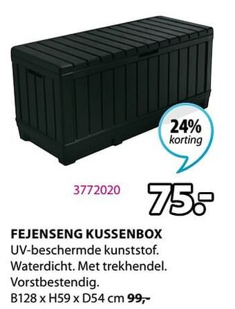 Jysk Fejenseng kussenbox aanbieding