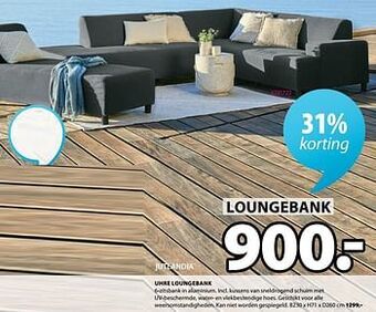Jysk Uhre loungebank aanbieding