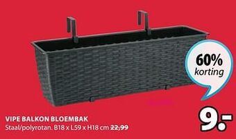 Jysk Vipe balkon bloembak aanbieding