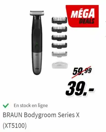 MediaMarkt Braun Bodygroom Series X (XT5100) aanbieding