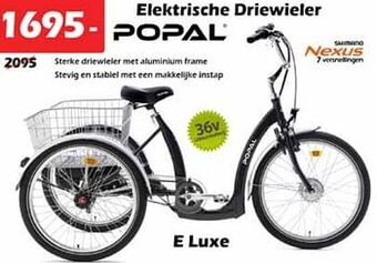 Elektrische driewieler